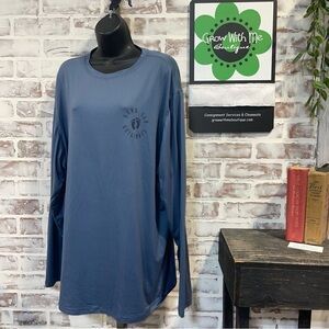 Hang Ten Navy Long Sleeve Tee rash gaurd XL